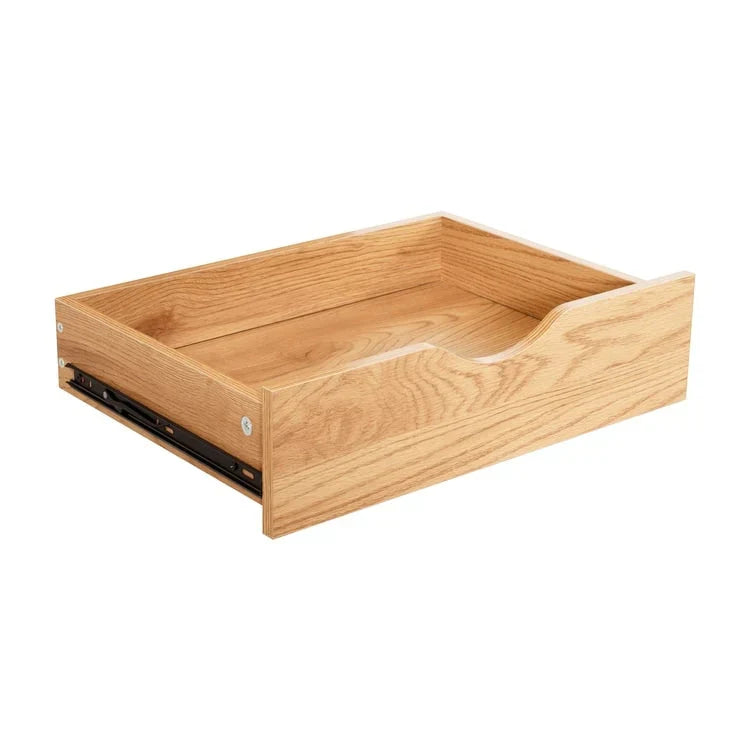 Meuble étroit en bois à 9 tiroirs avec coulisses fluides et étagère de rangement supérieure