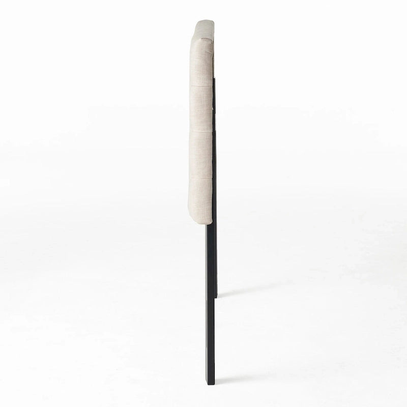 Tête de lit capitonnée réglable pour lit double/grand lit
