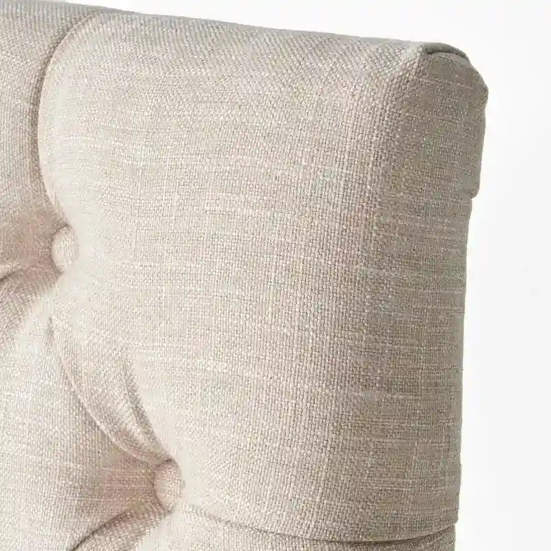 Tête de lit capitonnée réglable pour lit double/grand lit