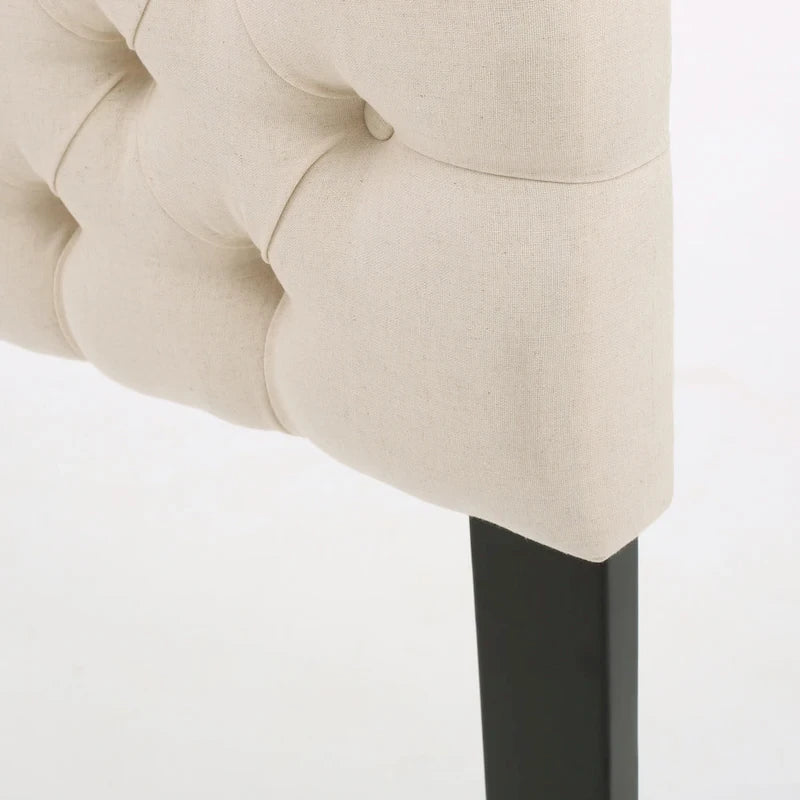 Tête de lit capitonnée réglable pour lit double/grand lit