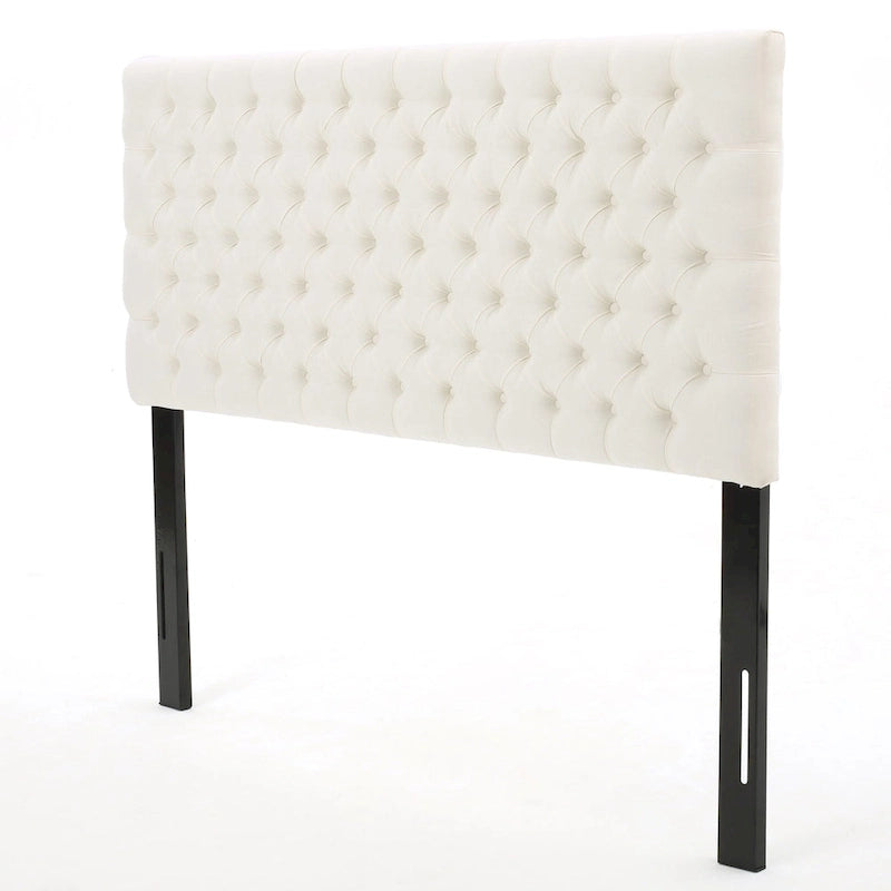 Tête de lit capitonnée réglable pour lit double/grand lit