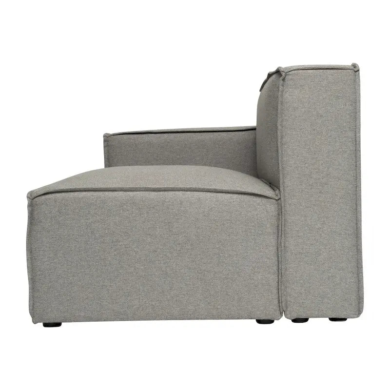 Fauteuil contemporain rembourré avec accoudoirs