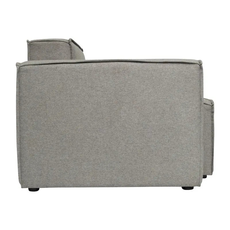 Fauteuil contemporain rembourré avec accoudoirs