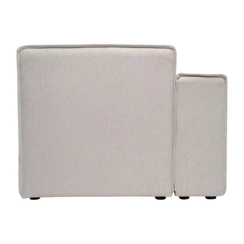 Fauteuil contemporain rembourré avec accoudoirs