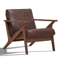 Fauteuil Mid-Century Modern avec rembourrage moelleux