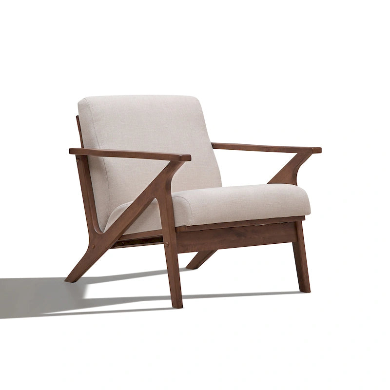 Fauteuil Mid-Century Modern avec rembourrage moelleux