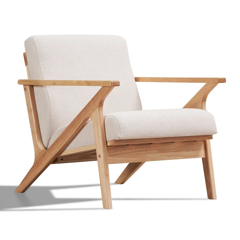 Fauteuil Mid-Century Modern avec rembourrage moelleux
