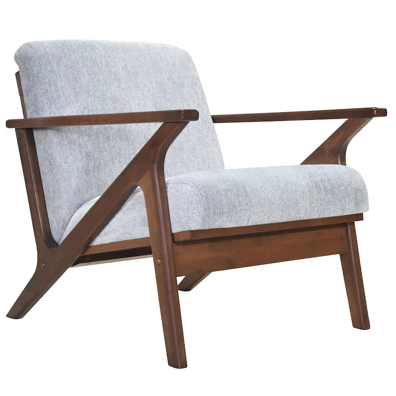 Fauteuil Mid-Century Modern avec rembourrage moelleux