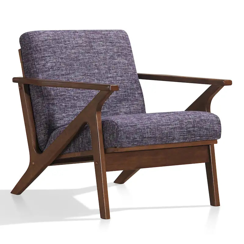 Fauteuil Mid-Century Modern avec rembourrage moelleux