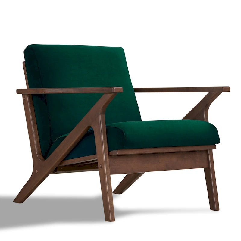 Fauteuil Mid-Century Modern avec rembourrage moelleux