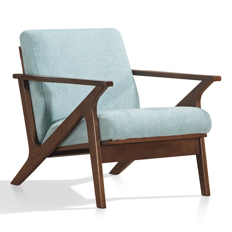 Fauteuil Mid-Century Modern avec rembourrage moelleux