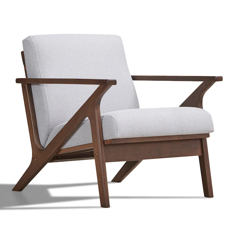 Fauteuil Mid-Century Modern avec rembourrage moelleux
