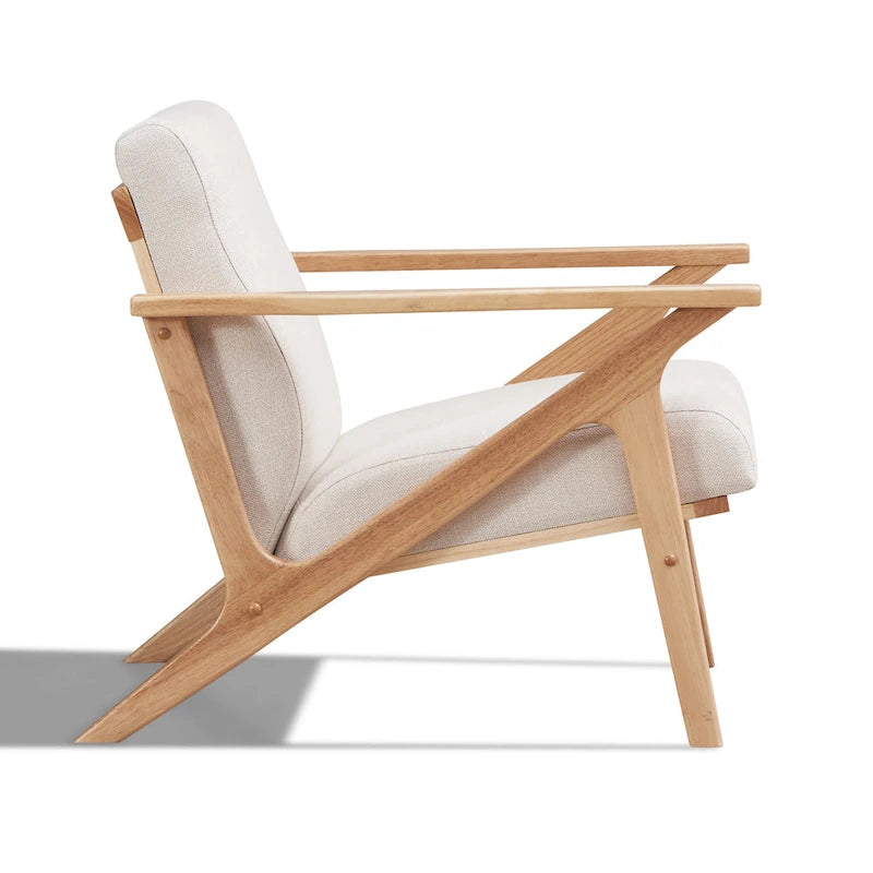 Fauteuil Mid-Century Modern avec rembourrage moelleux