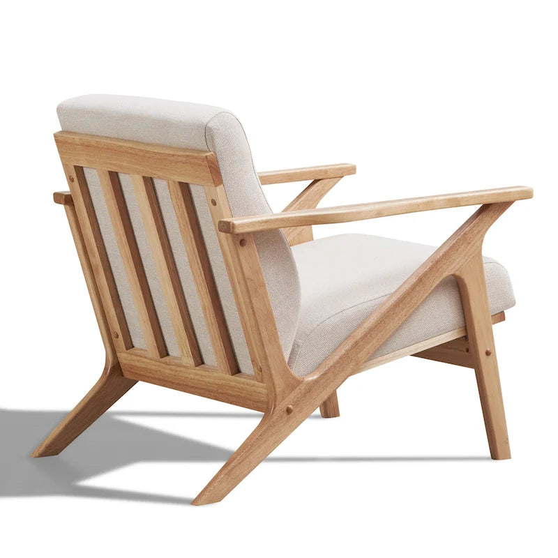Fauteuil Mid-Century Modern avec rembourrage moelleux