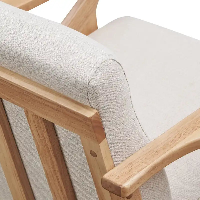 Fauteuil Mid-Century Modern avec rembourrage moelleux