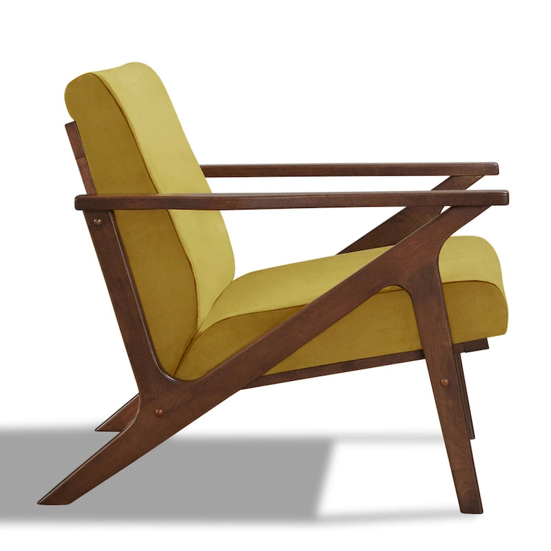 Fauteuil Mid-Century Modern avec rembourrage moelleux