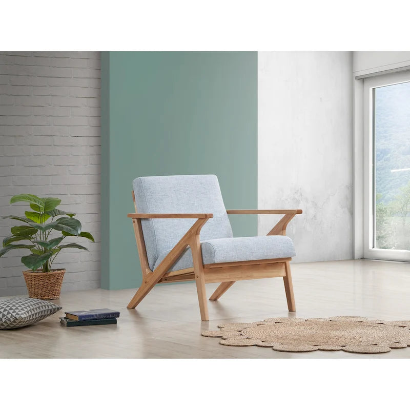 Fauteuil Mid-Century Modern avec rembourrage moelleux