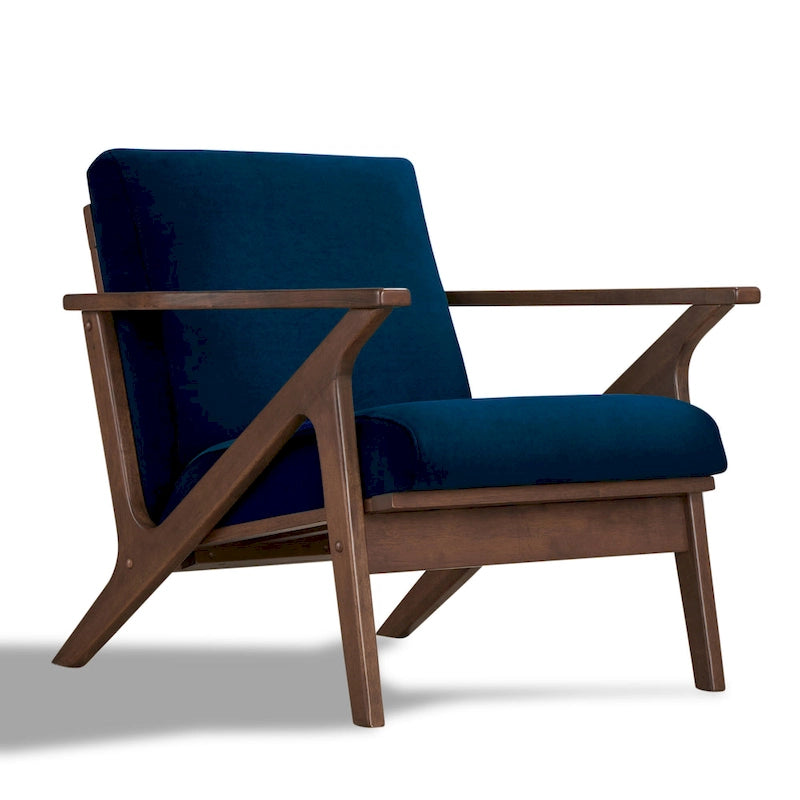 Fauteuil Mid-Century Modern avec rembourrage moelleux