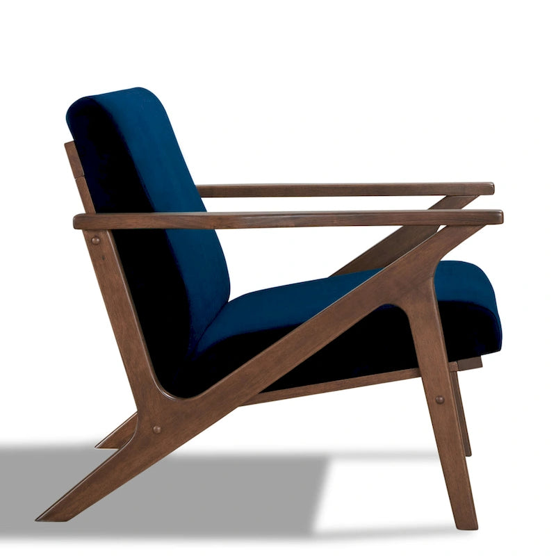 Fauteuil Mid-Century Modern avec rembourrage moelleux