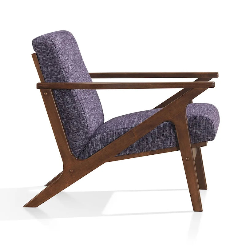Fauteuil Mid-Century Modern avec rembourrage moelleux