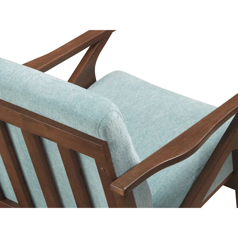 Fauteuil Mid-Century Modern avec rembourrage moelleux