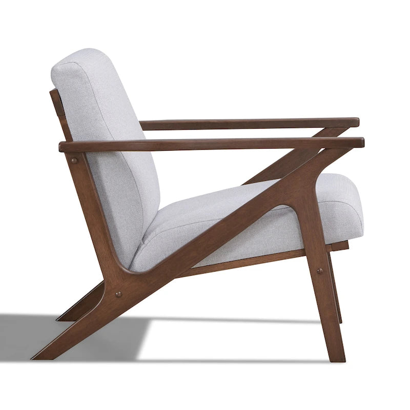 Fauteuil Mid-Century Modern avec rembourrage moelleux