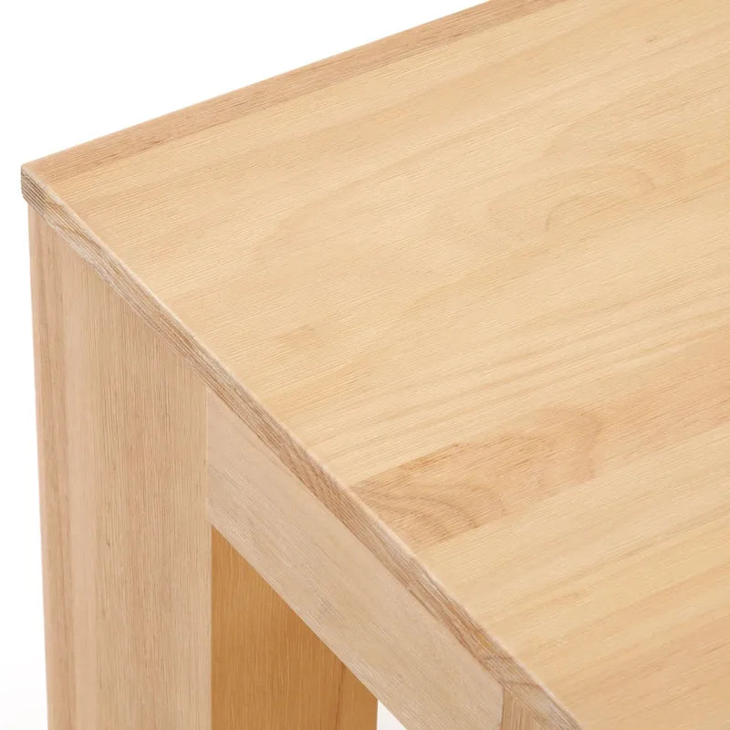 Table basse rectangulaire moderne avec étagère