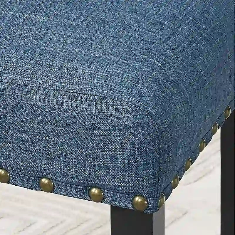 Tabouret contemporain en tissu, hauteur comptoir 63,5 cm