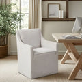 Fauteuil de salle à manger à roulettes