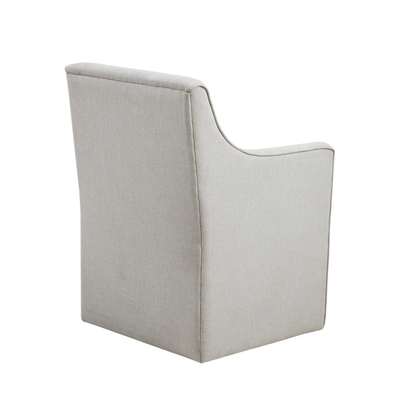 Fauteuil de salle à manger à roulettes