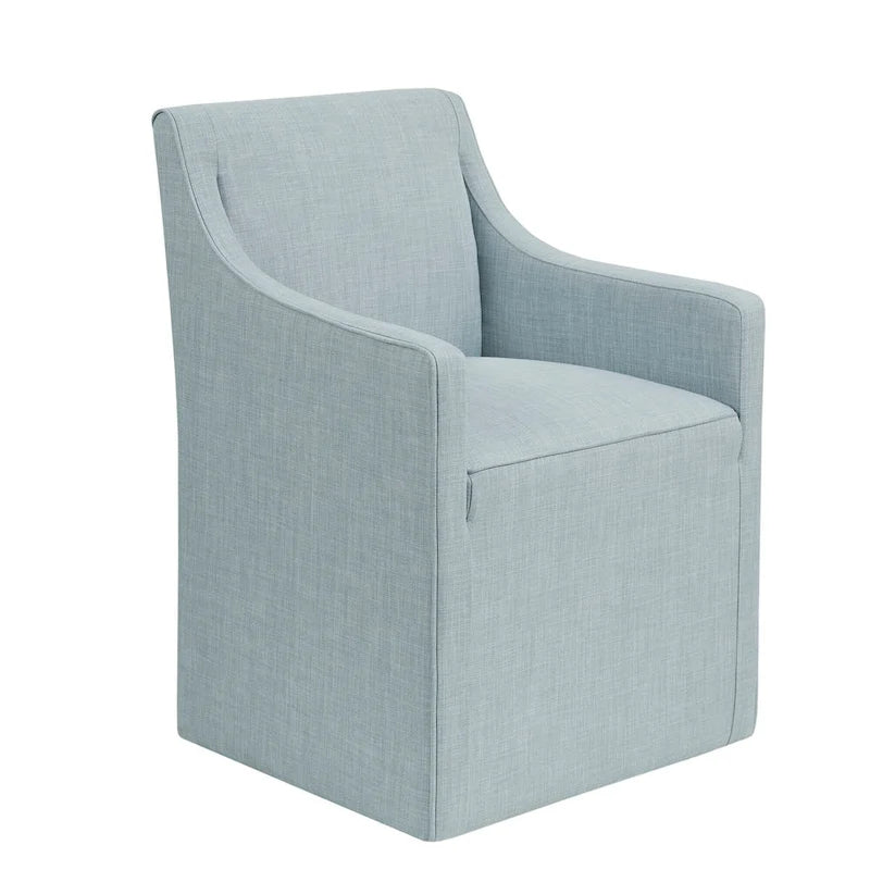 Fauteuil de salle à manger à roulettes