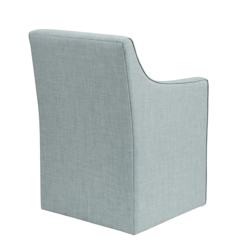Fauteuil de salle à manger à roulettes
