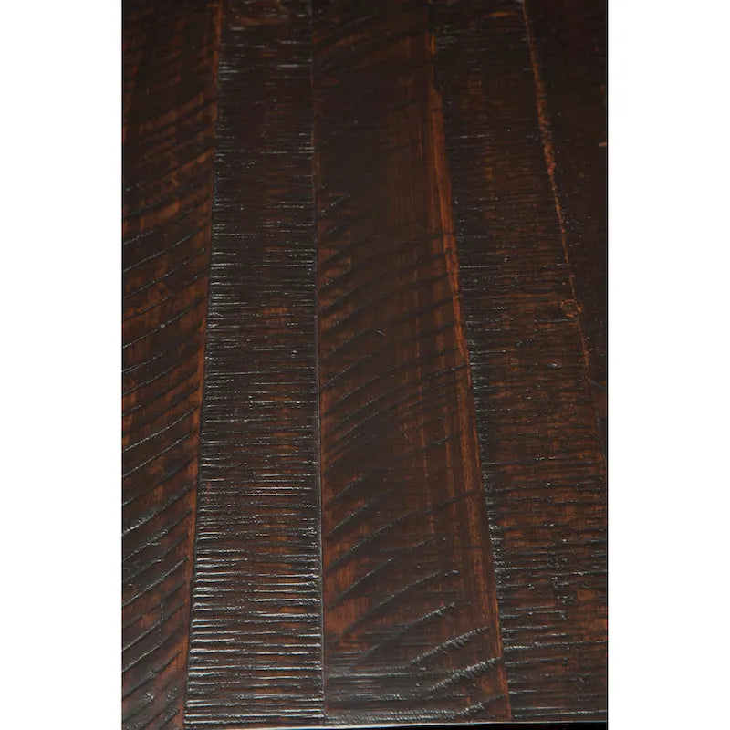 Meuble TV en bois massif de 165 cm de large avec rangement