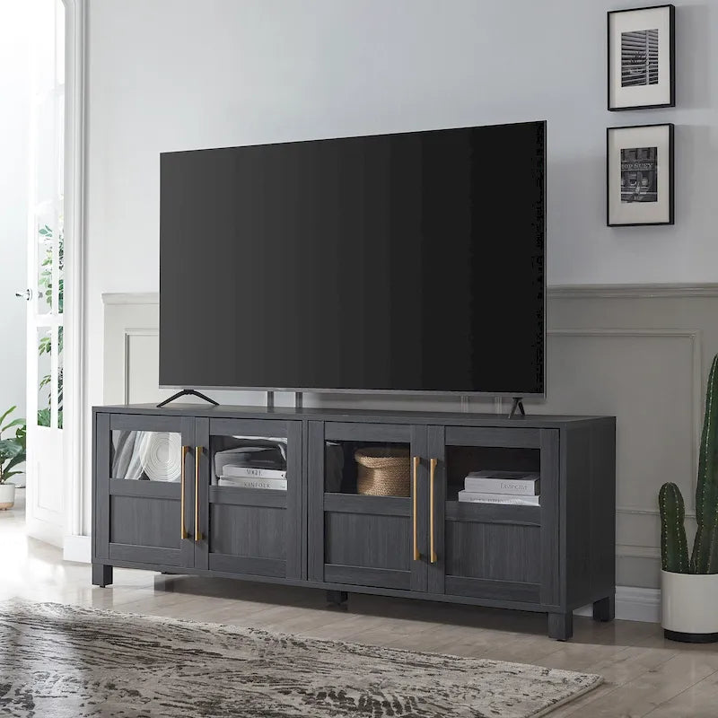 Meuble TV rectangulaire pour téléviseurs jusqu'à 75 pouces