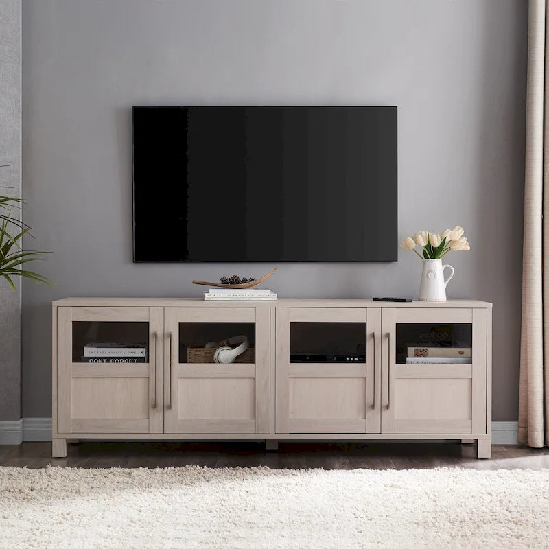 Meuble TV rectangulaire pour téléviseurs jusqu'à 75 pouces