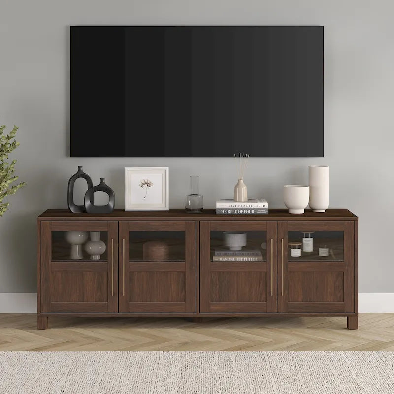 Meuble TV rectangulaire pour téléviseurs jusqu'à 75 pouces