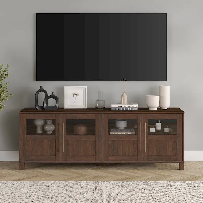 Meuble TV rectangulaire pour téléviseurs jusqu'à 75 pouces