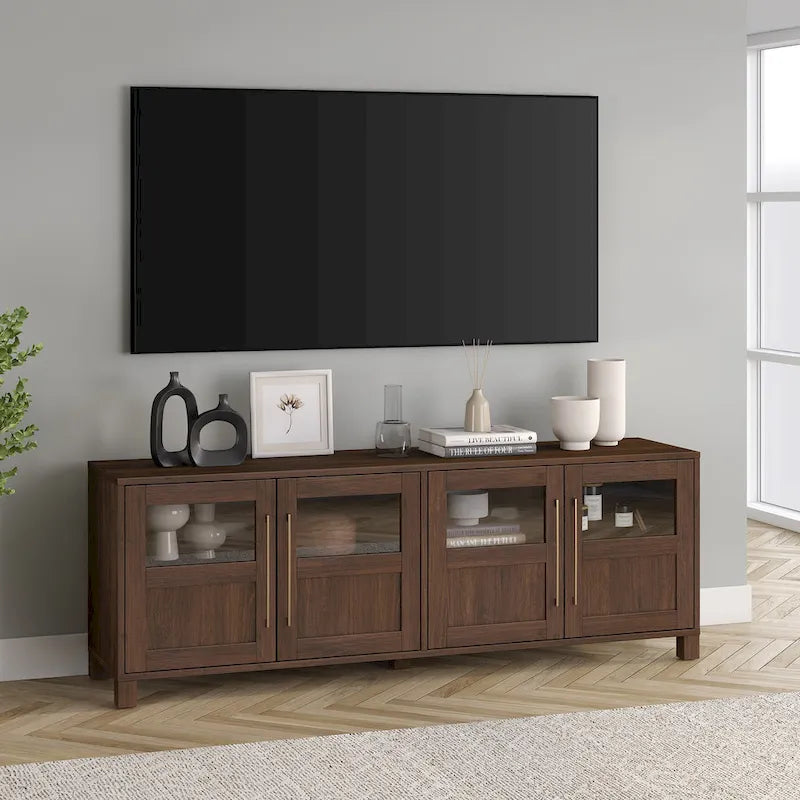Meuble TV rectangulaire pour téléviseurs jusqu'à 75 pouces