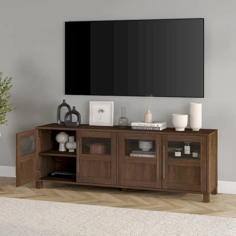Meuble TV rectangulaire pour téléviseurs jusqu'à 75 pouces