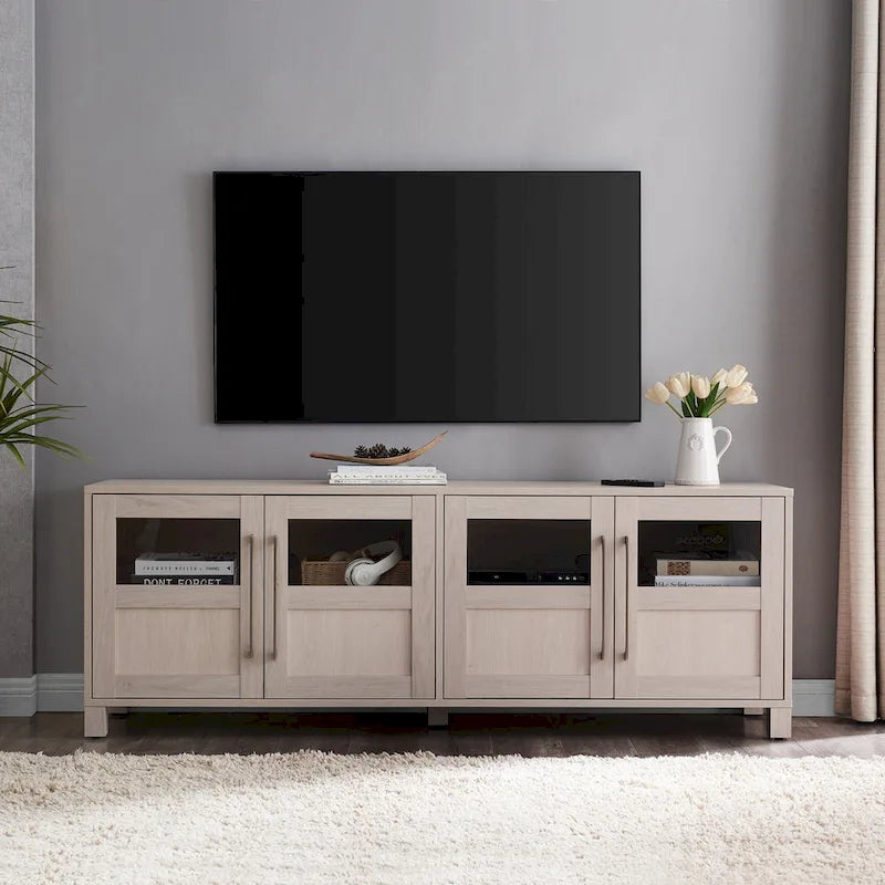 Meuble TV rectangulaire pour téléviseurs jusqu'à 75 pouces