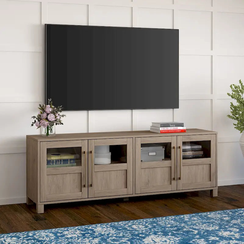 Meuble TV rectangulaire pour téléviseurs jusqu'à 75 pouces