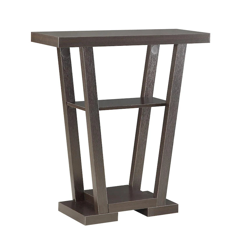 Console en V avec étagères