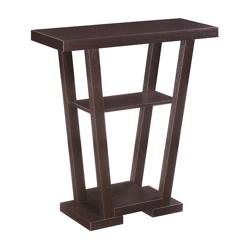 Console en V avec étagères