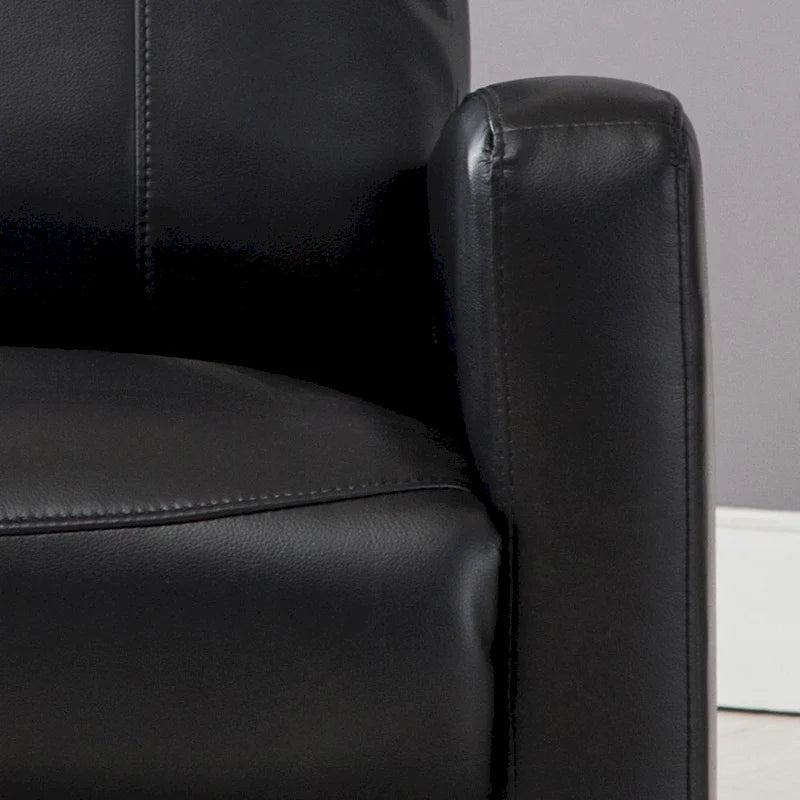 Petit fauteuil de lecture inclinable moderne en similicuir avec fonction électrique