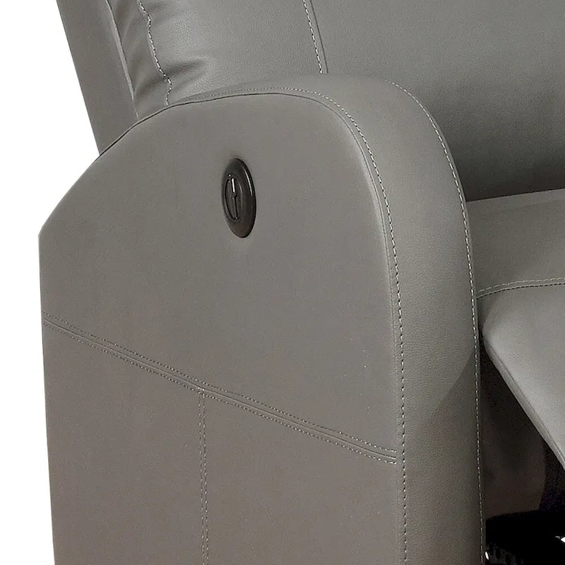 Petit fauteuil de lecture inclinable moderne en similicuir avec fonction électrique