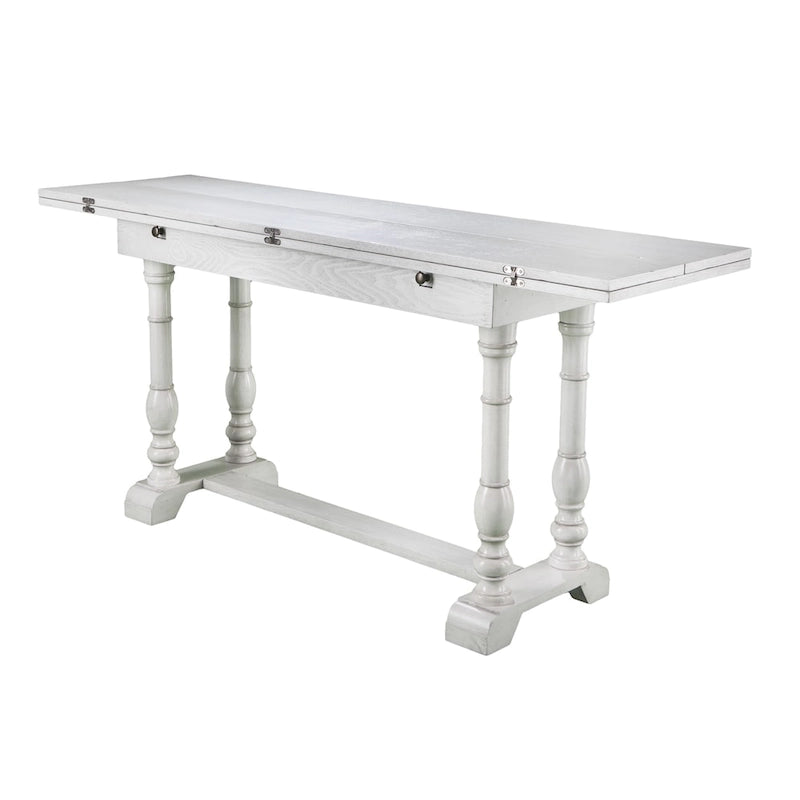 Console de salle à manger à tréteaux pliante de style fermette
