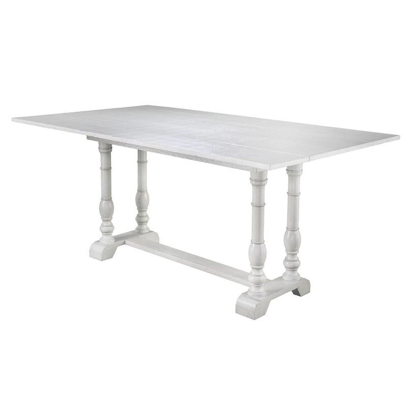 Console de salle à manger à tréteaux pliante de style fermette