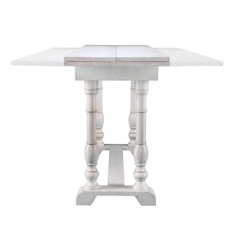 Console de salle à manger à tréteaux pliante de style fermette