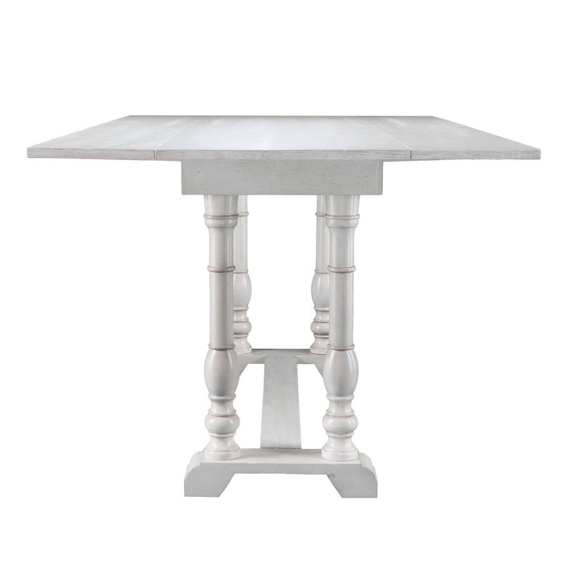 Console de salle à manger à tréteaux pliante de style fermette