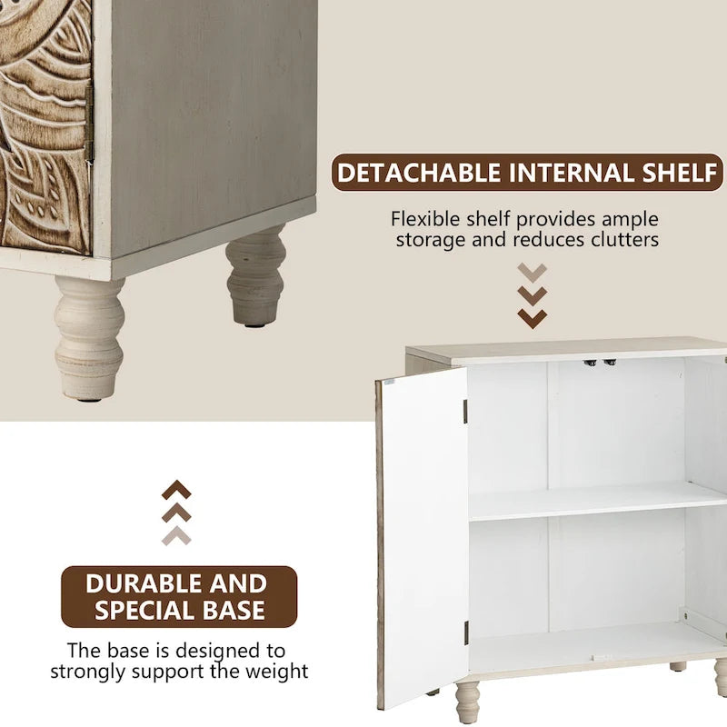 Buffet commode de rangement vintage